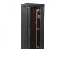 ITK LINEA N 24U 600х1000мм стек. пер. дв. чер.