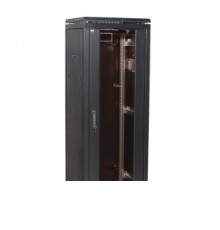 ITK LINEA N 24U 600х1000мм стек. пер. дв. чер.