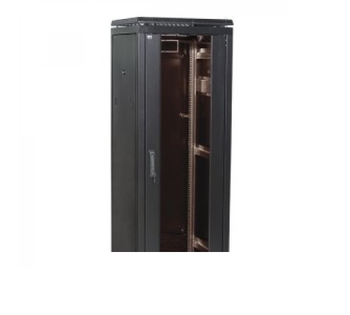 ITK LINEA N 24U 600х1000мм стек. пер. дв. чер.
