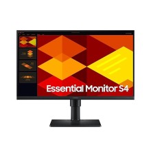 Монитор Samsung 24" Essential S4 S40GD S24D400GAI IPS LED 16:9 1920x1080x100Hz 5ms 250cd 1000:1 178/178 2*HDMI DP USB2.0 x2 HAS Tilt Pivot Swivel VESA Black