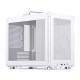 Корпус без блока питания/ Case JONSBO C6 MAX Handle, Mini-Tower, TG, no fan, 1xUSB-A 3.0 + 1xUSB-C 3.1, mATX, mITX White