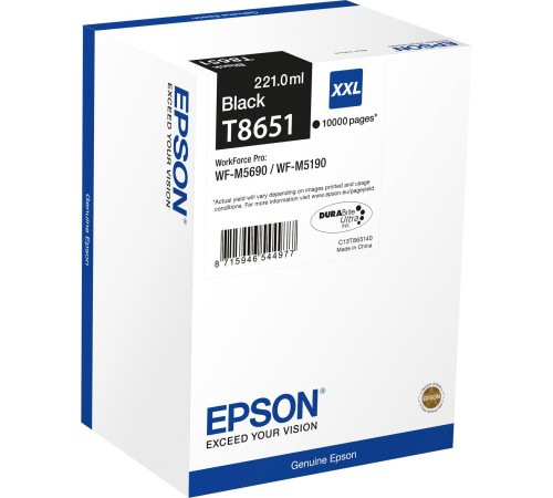 Картридж/ Epson WF-M5xxx Series Ink Cartridge XXL Black