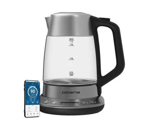 Электрочайник PWK 1775CGLD WIFI IQ Home Матовый