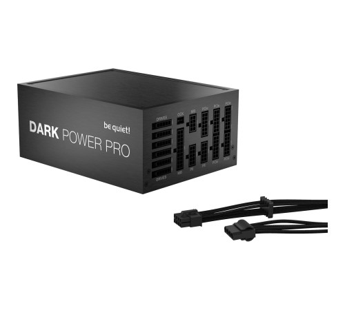 Блоки питания/ Power Supply be quiet! DARK POWER PRO 12 1500W, 1500W 80+ Titanium (ATX, 2.51, Full-modular, 1x24(20+4)pin 600mm, 1xCPU(4+4)pin 700mm, 10xPCIe(6+2)pin 600mm, 16xSATA3 600mm, 8xMOLEX4pin 500mm, Active, 135x135mm, 200x150x86mm, APFC, OVP, UVP Блоки питания/ Power Supply be quiet! DARK POWER PRO 12 1500W, 1500W 80+ Titanium (ATX, 2.51, Full-modular, 1x24(20+4)pin 600mm, 1xCPU(4+4)pin 700mm, 10xPCIe(6+2)pin 600mm, 16xSATA3 600mm, 8xMOLEX4pin 500mm, Active, 135x135mm, 200x150x86mm, APFC, OVP, UVP