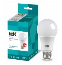Лампа LED A80 груша 25Вт 230В 4000К E27 IEK