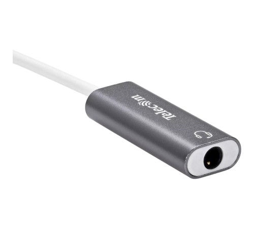 Переходник/ Переходник аудио USB2.0(M)-->3.5мм F (гнездо) Telecom  0.1м <TA316U>