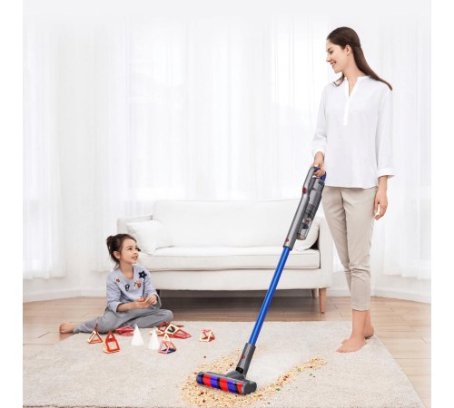 Пылесос вертикальный Jimmy Cordless Vacuum Cleaner JV63 Graphite+Blue с адаптером модели ZD24W300060EU (Из ремонта)