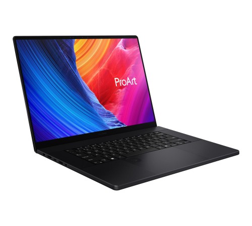 Ноутбук/ ASUS ProArt P16 H7606WP-ME092X 16"(3840x2400 OLED)/Touch/AMD Ryzen AI 9 HX 370(2Ghz)/65536Mb/2TbPCISSDGb/noDVD/Ext:nVidia GeForce RTX 5070(8192Mb)/Cam/BT/WiFi/90WHr/war 1y/1.85kg/Nano Black/Win11Pro + алюм корп; DialPad; USB-RJ45 кабель