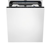 Встраиваемые посудомоечные машины ELECTROLUX/ Полновстраиваемая посудомоечная машина 60 см, Comfort Lift загрузка на 14 комплектов посуды, сенсорное управление, 8 программ, 59.6x56x82 см, черный цвет, сушка: с открыванием дверцы, индикация на полу: проекц