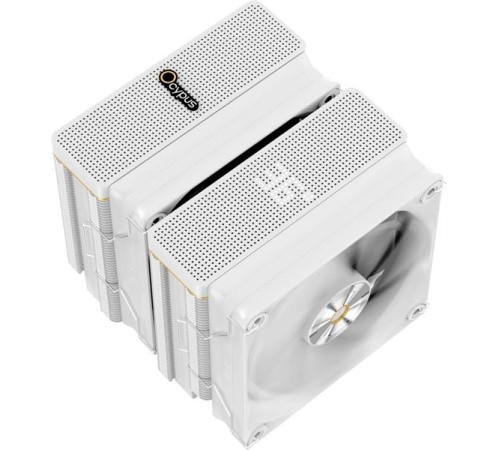 Кулер для процессора Ocypus Iota A62 WH, 2x120mm FAN, Display Panel, 6 HEAT PIPES, 4-PIN PWM, 500-2000 RPM, 29DBA, FDB, LGA115X/1200/1700/18XX, AM4/AM5