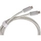 Кабель/ Кабель USB 3.1 Type Cm -- Cm IC 5А 20Gbs длина 2M, Telecom <TC420S-2M> серебряный