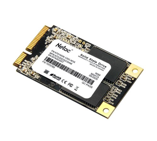 SSD накопитель Netac SSD N5M 128GB mSATA SATAIII 3D NAND, R/W up to 510/440MB/s, TBW 70TB, 3y wty SSD накопитель Netac SSD N5M 128GB mSATA SATAIII 3D NAND, R/W up to 510/440MB/s, TBW 70TB, 3y wty