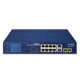 коммутатор/ PLANET 8-Port 10/100TX 802.3at PoE + 2-Port Gigabit TP/SFP combo Desktop Switch with LCD PoE Monitor(120W)