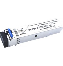Трансивер/ OSNOVO Оптический гигабитный SFP Модуль промышленный, LC, одно волокно SM, Tx:1310/Rx:1550, до 1,25 Гбит/c, до 20 км