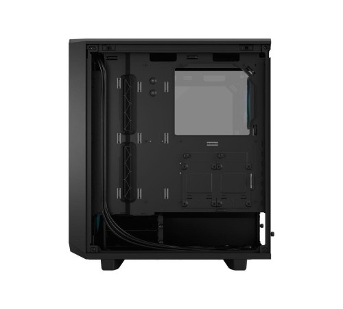 Корпус ПК без блока питания/ Case Fractal Design Meshify 2 Compact Lite RGB TG Light Tint, Midi-Tower, 4x120mm RGB, 2xUSB-A 3.2 ATX, mATX, mITX Black
