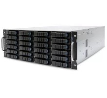 Серверный корпус/ RSC-4BT, 4U 36x 3.5" hot-swap bays, tool-less 3.5" and 2.5" HDD tray, 1200W CRPS redundant power supply, 2x 7mm 2.5" hot-swap OS, low profile rear panel, rail, front 4U24 SAS 12G expander controller on backplane (35X 