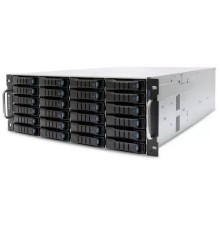 Серверный корпус/ RSC-4BT, 4U 36x 3.5" hot-swap bays, tool-less 3.5" and 2.5" HDD tray, 1200W CRPS redundant power supply, 2x 7mm 2.5" hot-swap OS, low profile rear panel, rail, front 4U24 SAS 12G expander controller on backplane (35X 