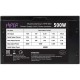 блок питания для ПК 500 Ватт/ Power Supply HIPER ECO HPN-500 (ATX 2.31, 500W, noPFC, 120mm fan, Black), BOX