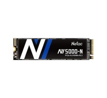 SSD накопитель Netac SSD NV5000-N 2TB PCIe 4 x4 M.2 2280 NVMe 3D NAND, R/W up to 4800/4400MB/s, IOPS(R4K) 600K/700K, TBW 1280TB, without heat sink, 5y wty