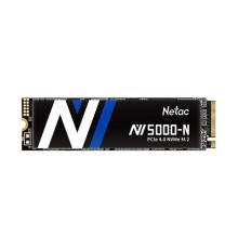 SSD накопитель Netac SSD NV5000-N 2TB PCIe 4 x4 M.2 2280 NVMe 3D NAND, R/W up to 4800/4400MB/s, IOPS(R4K) 600K/700K, TBW 1280TB, without heat sink, 5y wty