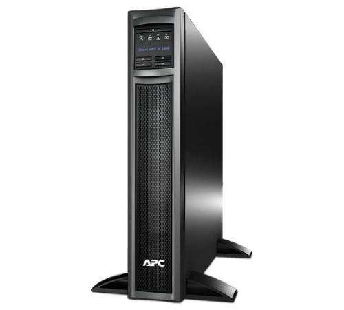 Источник бесперебойного питания мощностью 800VА APC Smart-UPS X 1000VA/800W, Tower/RM 2U, Ext. Runtime, Line-Interactive, LCD, Out: 220-240V 8xC13 (2-gr. switched) , SmartSlot, USB, COM, EPO, HS User Replaceable Bat, Black, 1 year warranty
