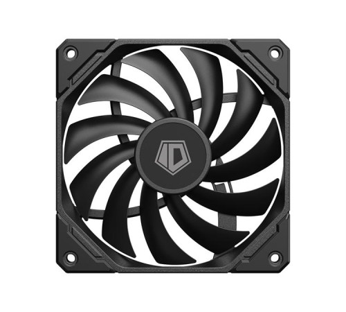 Вентилятор для корпуса ID-COOLING TF-12015-K 120x120x15мм (40шт./кор, PWM, Low Noise, супер-тонкий, резиновые углы, черный, 500-2200об/мин)  BOX