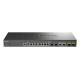 коммутатор D-Link PROJ Настраиваемый L2+ коммутатор, 8x10GBase-T, 2x10GBase-X SFP+, 2xCombo 10GBase-T/SFP+, CLI, консольный порт RJ-45