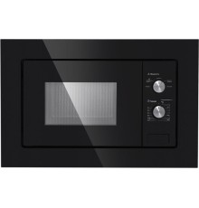 Встраиваемая микроволновая печь MAUNFELD MBMO.20.1PGB/ 60 см, 595x343,5x388 мм, механическое управление, 20 л, 1250 Вт, черный цвет