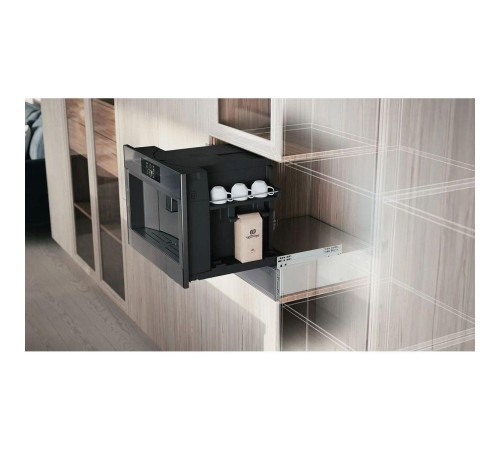 Встраиваемая кофемашина ASKO/ Встраиваемая кофемашина ASKO, Арт. 740608 ; серия Elements, автоматическая, встраиваемая, 45.6 х 59.7 х 47, сенсорное управление, цифровой дисплей, объем отсека для воды 2.5 л., цвет серый