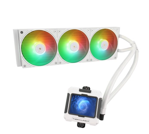 Водяное охлаждение для процессора/ Water Cooling SystemThermalright Frozen Warframe 360 White Argb (360mm, White, ARGB/ Fans: 3x120mm, 70.84CFM, 29.8dBA, 2000RPM/ Pump height 60mm, 23dBA, 3000RPM, Rad thickness 27mm/ S: 1200, 1700, 1851, 2011, 2066, 115X, Водяное охлаждение для процессора/ Water Cooling SystemThermalright Frozen Warframe 360 White Argb (360mm, White, ARGB/ Fans: 3x120mm, 70.84CFM, 29.8dBA, 2000RPM/ Pump height 60mm, 23dBA, 3000RPM, Rad thickness 27mm/ S: 1200, 1700, 1851, 2011, 2066, 115X,