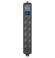  Сетевой фильтр ZIS PILOT S-MAX, 1,8м, 5+1 розетка, 16А/3,6кВт, графит (б/у, после ремонта)