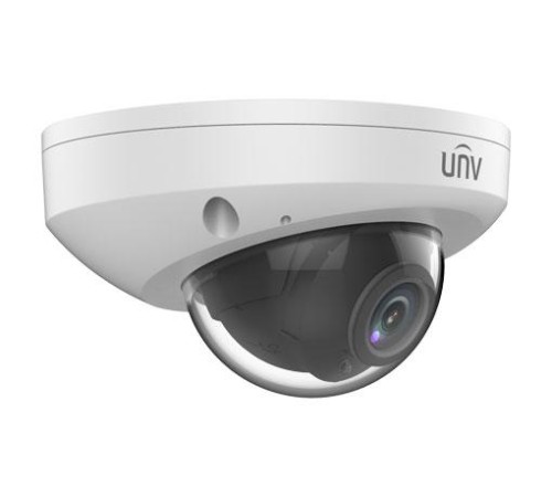 Камера Uniview Видеокамера IP купольная антивандальная, 1/2.8" 2 Мп КМОП @ 30 к/с, ИК-подсветка до 30м., LightHunter 0.001 Лк @F1.6, объектив 2.8 мм, WDR, 2D/3D DNR, Ultra 265, H.265, H.264, MJPEG, 3 потока,