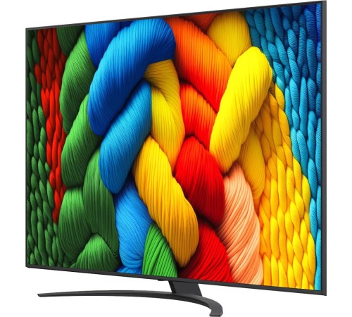 Телевизор ЖК 86'' LG/ 86", Ultra HD, Nano Color, Smart TV, WebOS, Wi-Fi, DVB-T2/C/S2, MR, 60Hz Native, 2.0ch (20W), 2 HDMI, 2 USB, 1 Pole, Charcoal Black, 2025