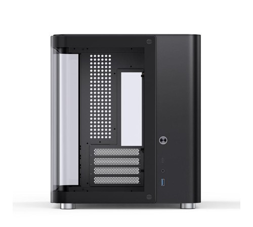 Корпус без блока питания/ Case JONSBO TK-1 Black 2.0, Mini-Tower, no fan, 1xUSB-A 3.2 + 1xUSB-C 3.2, mATX, mITX Black Корпус без блока питания/ Case JONSBO TK-1 Black 2.0, Mini-Tower, no fan, 1xUSB-A 3.2 + 1xUSB-C 3.2, mATX, mITX Black