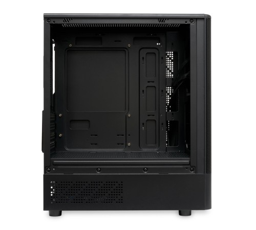 Корпус без блока питания/ Case HSPD M332, Mesh Mini-tower, Black, TG, 0.4 SPCC, no fans, mATX, mITX, 160/285/170mm, 1x2.5", 1x3.5", 4xPCI, 1xUSB-A 3.0, 1xUSB-A 1.0, 387x197x325mm