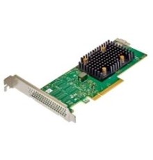 контроллер Broadcom Controller 9500-16i SGL (05-50077-02) (PCIe v4 x8 LP) Tri-Mode SAS/SATA/NVMe 12G HBA, 16port(2*int SFF8654), 3816 IOC, RTL, 1 year