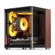 Корпус без блока питания/ Case JONSBO TK-0, Mini-Tower, no fans, 1xUSB-A 3.2 + 1xUSB-C 3.2, SFX PSU Support, mITX Black