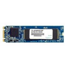 Твердотельный накопитель Apacer SSD AST280 480Gb SATA M.2 2280, R520/W495 Mb/s, 3D TLC, MTBF 1,5M, 280TBW, Retail, 3 years (AP480GAST280-1)