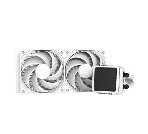 Система водяного охлаждения Zalman CPU Liquid Cooler 240mm, ARGB, LCD Display, white