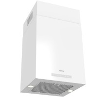 Вытяжка Korting/ Островная, Ширина 45 см, электронное сенсорное управление Touch Control, 5 режимов, 950 м3/ч., пульт ДУ, таймер, алюминиевый жировой фильтр,  2 LED лампы освещения,  гольный фильтр в комплекте,, цвет - белый