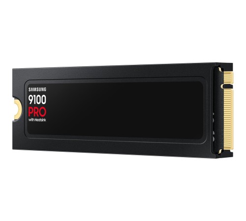 Твердотельный накопитель/ Samsung SSD 9100 PRO, 1000GB, M.2(22x80mm), NVMe 2.0, PCIe 5.0 x4, V-NAND TLC, R/W 14700/13300MB/s, IOPs 1 850 000/2 600 000, TBW 600, DWPD 0.3, with Heatsink (12 мес.) Твердотельный накопитель/ Samsung SSD 9100 PRO, 1000GB, M.2(22x80mm), NVMe 2.0, PCIe 5.0 x4, V-NAND TLC, R/W 14700/13300MB/s, IOPs 1 850 000/2 600 000, TBW 600, DWPD 0.3, with Heatsink (12 мес.)