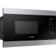 встраиваемая микроволновая печь Samsung 595x380x320 mm, 22 liters., touch control, door type - button, grill,color- stainless steel