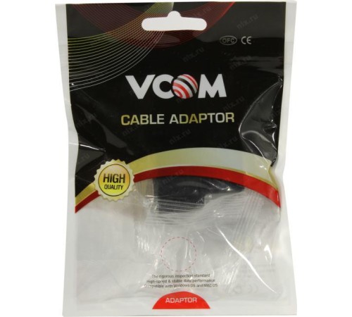 Разветвитель/ Разветвитель RJ-45 8P8C (F)<-->2 x 8P8C (F) ,FTP, ABS пластик, кат. 5eVCOM <CT252S>