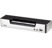 Переключатель, электрон., KVM+Audio+USB 2.0,  1 user USB+HDMI =>  4 cpu USB+HDMI, соШнур. USB 2х1.8м., настол., исп.стандарт, без OSD, некаскад./ATEN./ CUBIQ 4 PORT HDMI KVMP SWITCH W/1.8M
