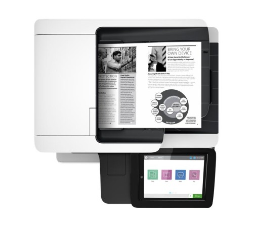 Лазерное многофункциональное устройство HP LaserJet Enterprise MFP M528dn (p/c/s, A4, 1200 dpi, 43ppm, 1.75GB, 16GB eMMC, 2trays 100+550, ADF 100, Duplex, USB/GigEth, repl.F2A76A)