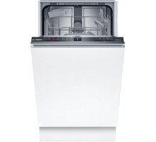 Встраиваемая посудомоечная машина Bosch, 45 см, 9 комплектов, 5 программ, 2 корзины, электронное управление, дисплей, HygienePlus, VarioSpeed Plus, конденсационная сушка, энергоэффективность А+, уровень шума 48 дБ, цвет белый