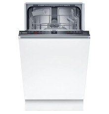Встраиваемая посудомоечная машина Bosch, 45 см, 9 комплектов, 5 программ, 2 корзины, электронное управление, дисплей, HygienePlus, VarioSpeed Plus, конденсационная сушка, энергоэффективность А+, уровень шума 48 дБ, цвет белый