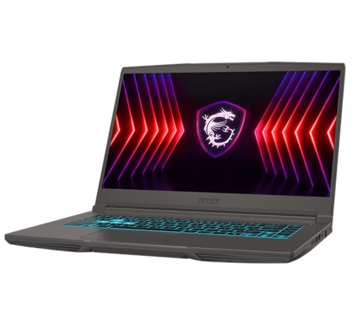 Ноутбук MSI Thin 15 B13VE-2650XRU Core i5-13420H 15.6" FHD (1920*1080),144Hz IPS,DDR4 16GB(8GB*2),512GB SSD,NV RTX 4050 (6GB GDDR6),52.4Whr,1,8kg,1y,Dos,Cosmos Gray