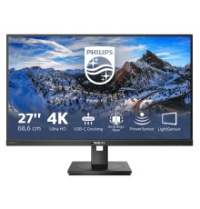 Монитор LCD 27'' 16:9 3840x2160(UHD 4K) IPS, 60 Hz, 350 cd/m2, 1000:1, 50М:1, 4ms, 2xHDMI, DP, USB-C, USB-Hub, Height adj, Pivot, Tilt, Swivel, Speakers, Black (Мятая упаковка)