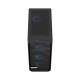 Корпус ПК без блока питания/ Case Fractal Design Meshify 2 Compact Lite RGB TG Light Tint, Midi-Tower, 4x120mm RGB, 2xUSB-A 3.2 ATX, mATX, mITX Black